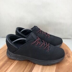 ZEBA Hands Free Walking Shoes Black Knit Lace Up Sneakers Shoes Mens Size 12